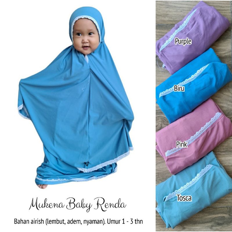 Mukena Anak Bayi Renda Umur 2-4th //JF37511