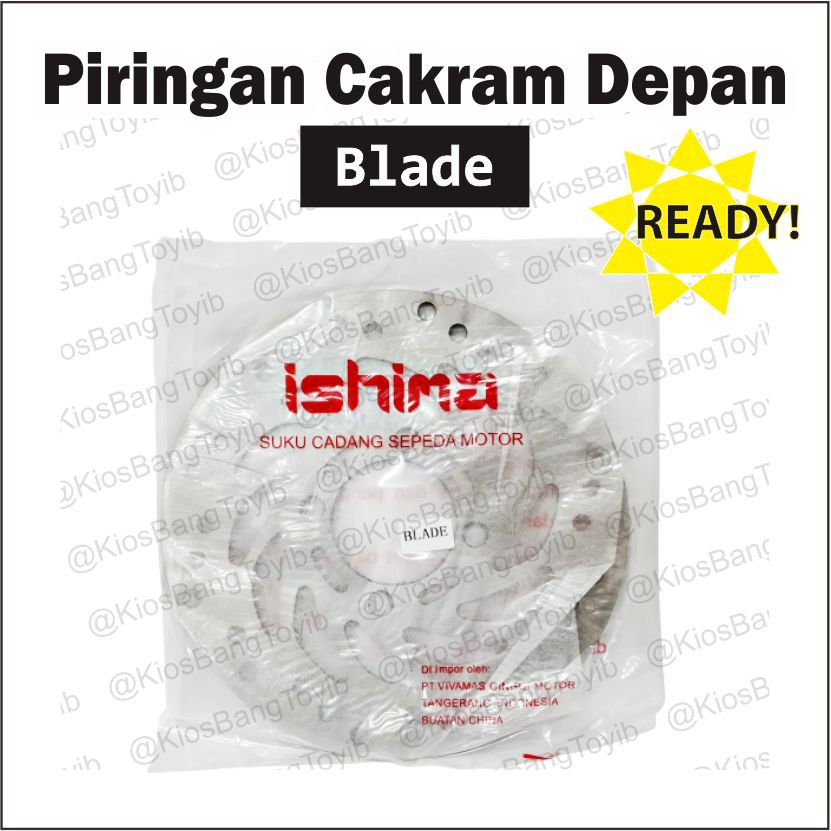 Piringan Cakram Depan Honda Blade Revo Abs &quot;ISHIMA&quot;