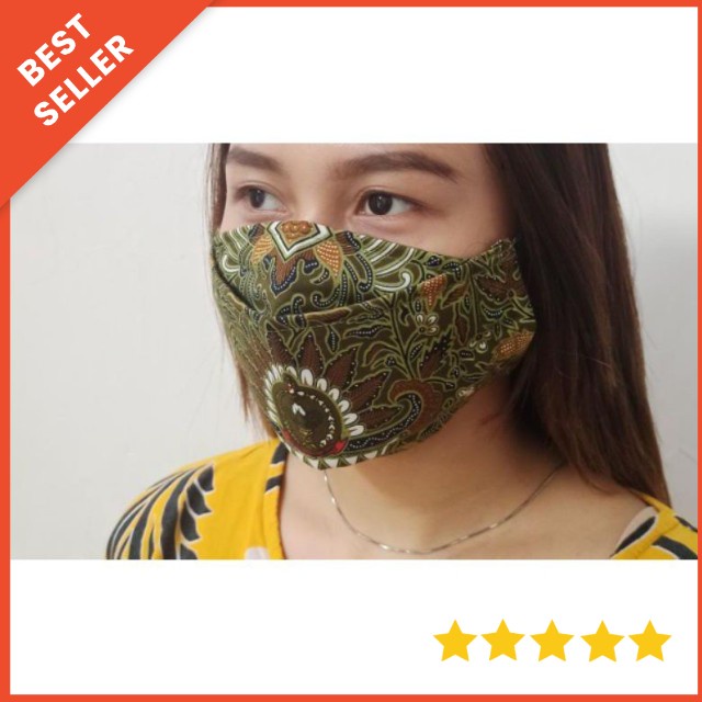 Masker Batik Persit Terbaru, Asli Batik Persit