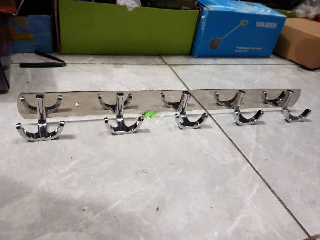 Kapstok stainless tebal 5kait 45cm PROMO TERMURAH