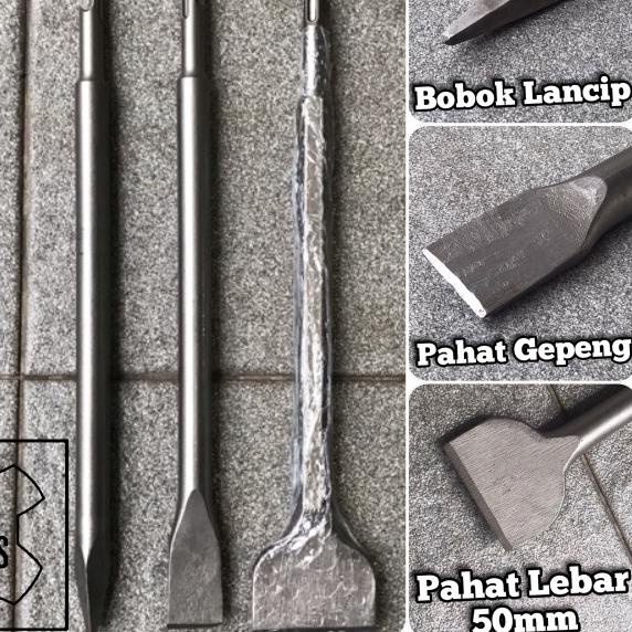 ✽ SDS Plus Mata Bor Bobok Pahat Tembok Beton SDS + - Bobok Lancip ☛
