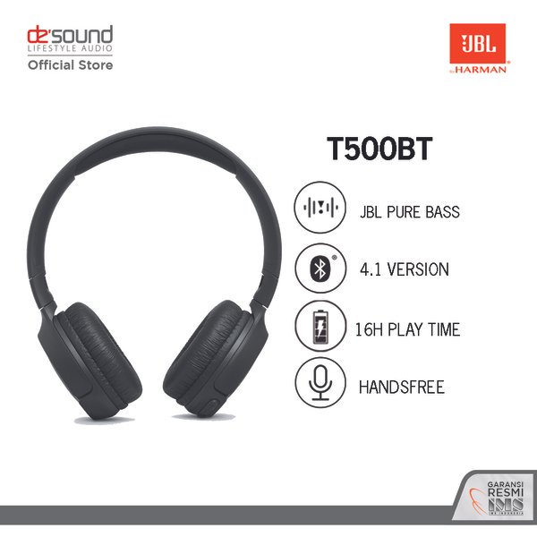 Jual JBL TUNE 500BT - On-Ear Wireless Bluetooth Headphone Diskon