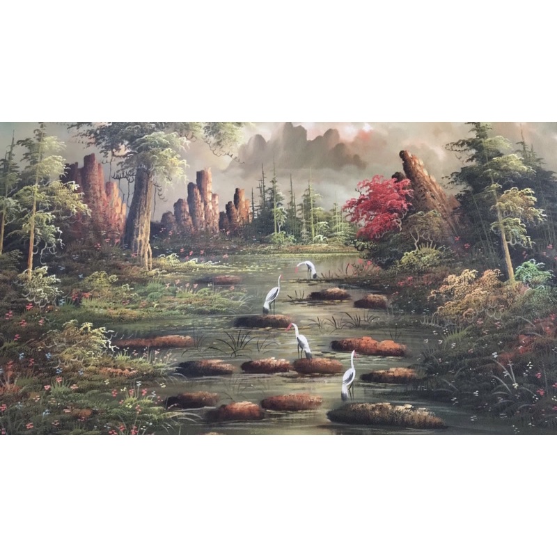 lukisan pemandangan eropa