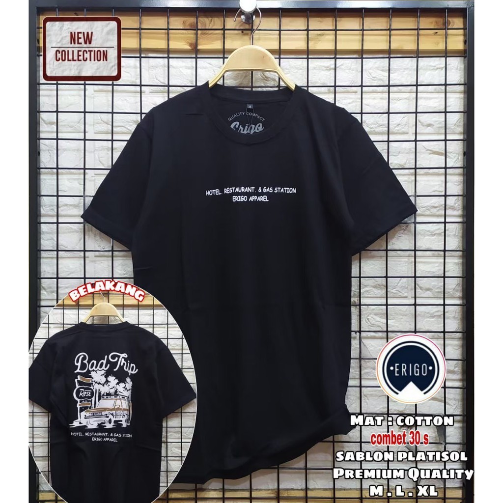 T SHIRT KAOS BAJU ERIGO ORIGINAL PREMIUM / KAOS ERIGO PREMIUM PRIA WANITA [COD]