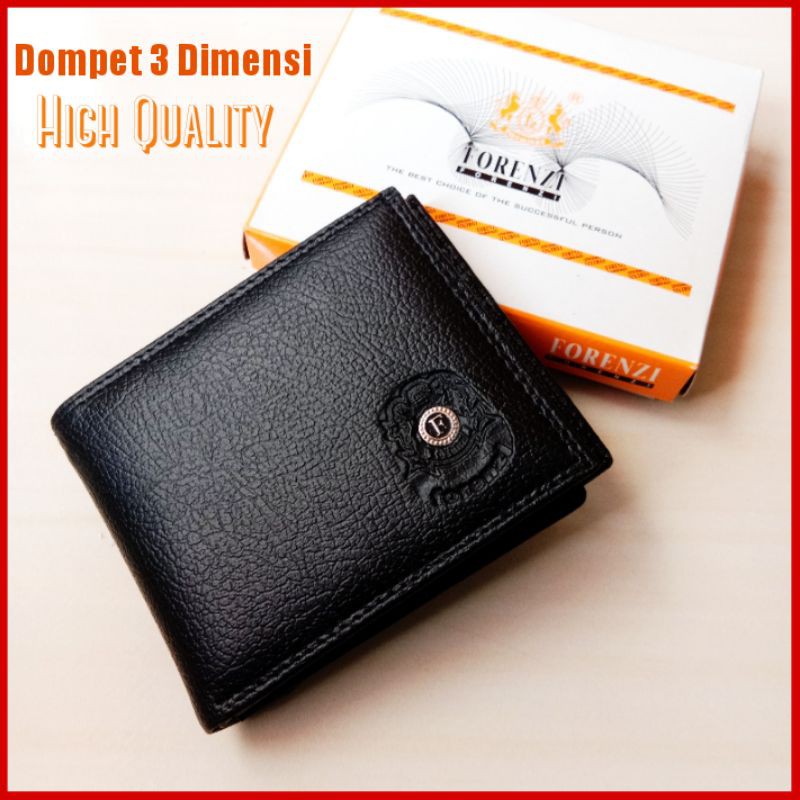 Dompet Pria Best Quality Forenzi FRZ [0-16] Type 3 Dimensi Free Box Termurah Sekaligus Terlaris