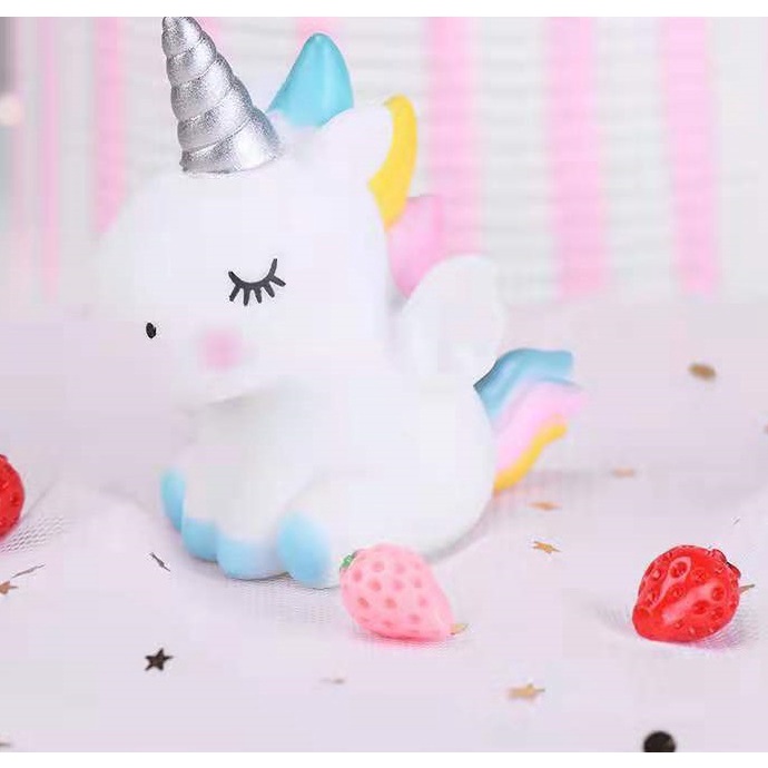 Cake Topper Figure Hiasan Kue Karakter Type Unicorn Horse /Pcs