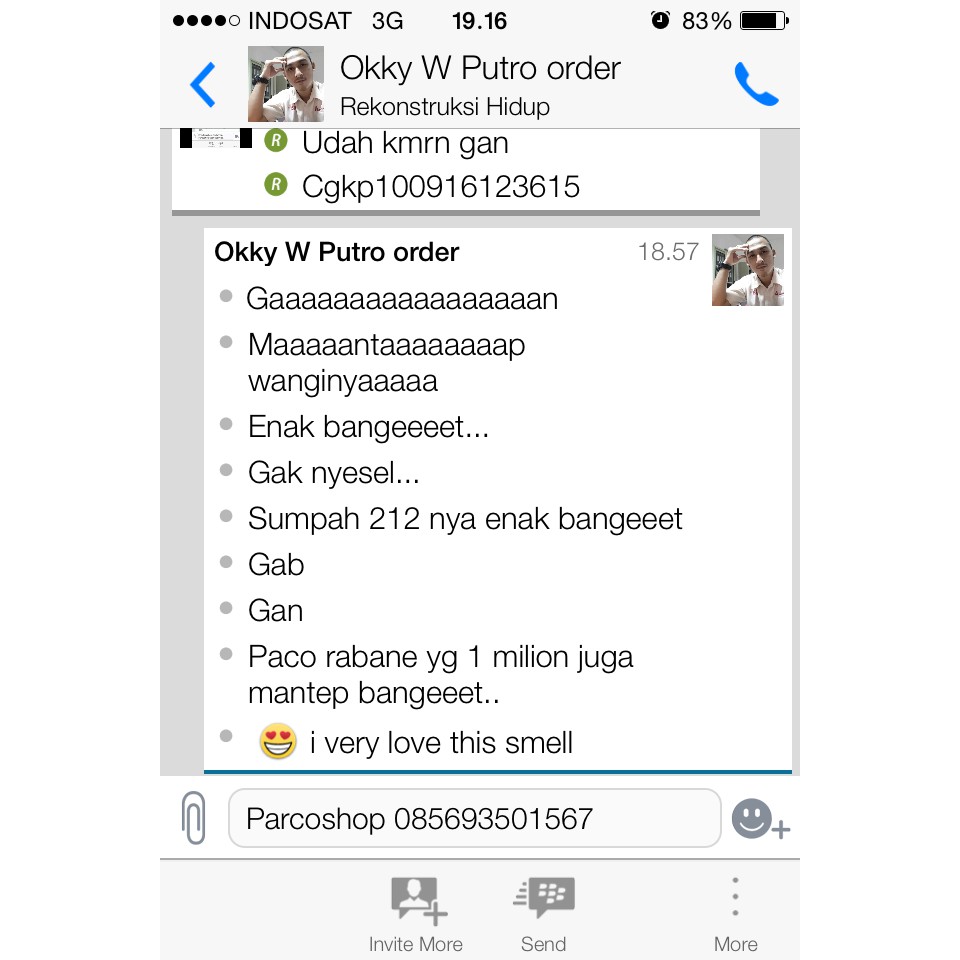 PARFUM ORIGINAL 100% CALVIN KLEIN CK ONE 200ml