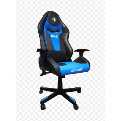 GAMING CHAIR ORION SADES PUTIH BIRU MERAH KURSI RODA