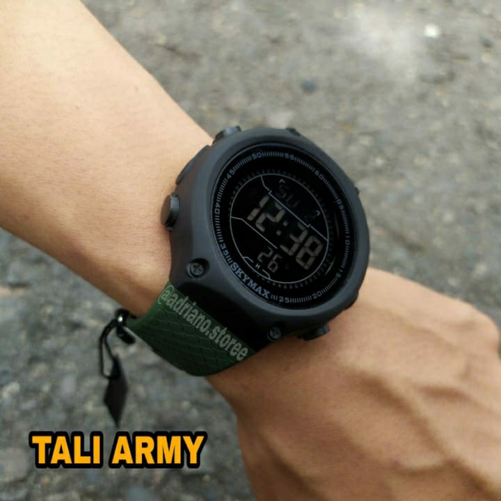 Jam Tangan Digital Skymax Pria Cowok 100% Original Anti Air 30 Meter standar Militer Waterproof Sport Sporty Keren Terbaru