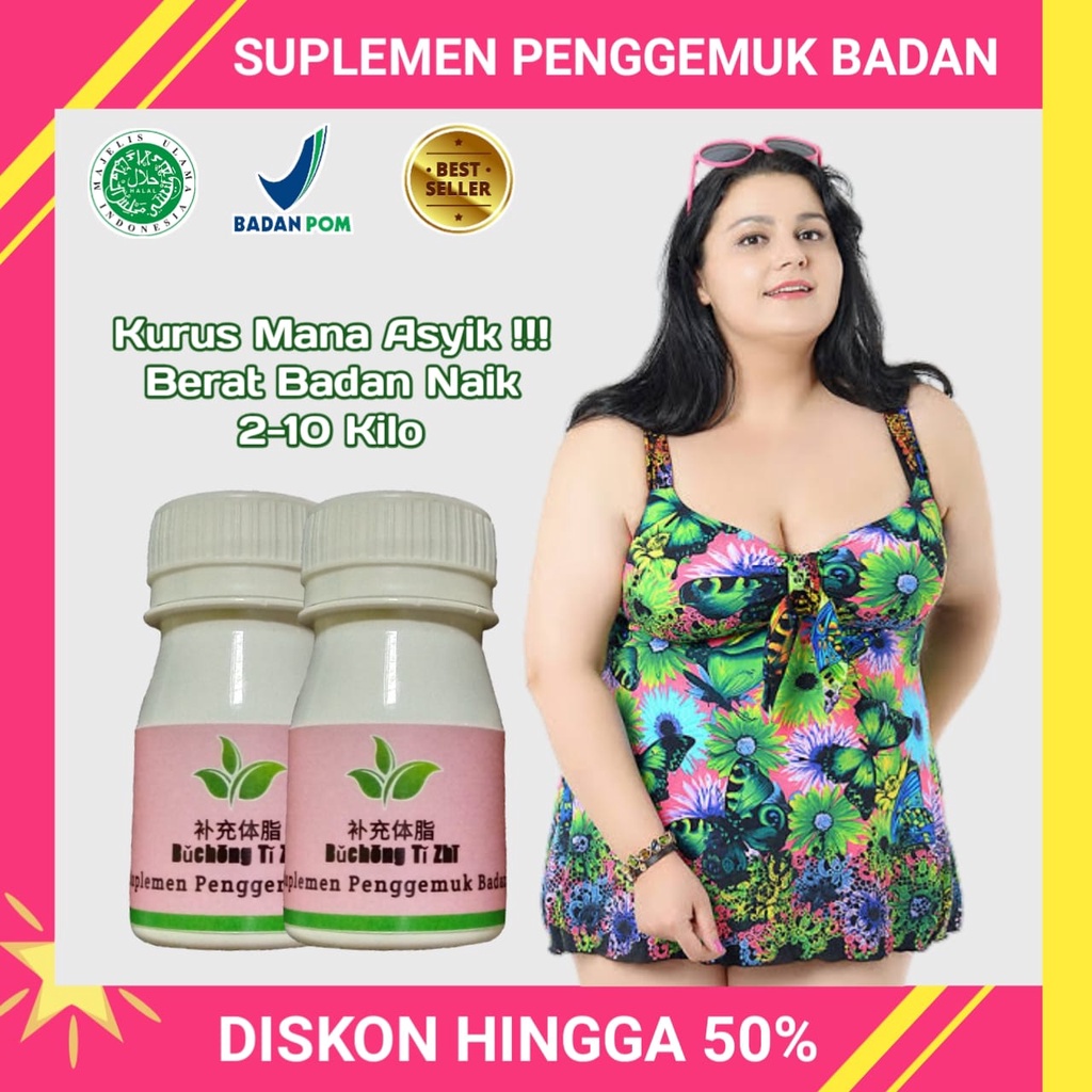 [ BISA COD & GRATIS ONGKIR ] Penggemuk Badan / Obat Gemuk Badan / Suplemen Penggemuk Badan / Vitamin
