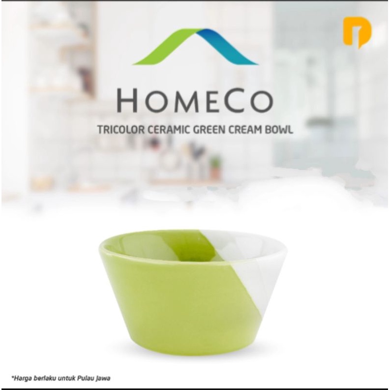 Mangkok Tricolor merek Homeco