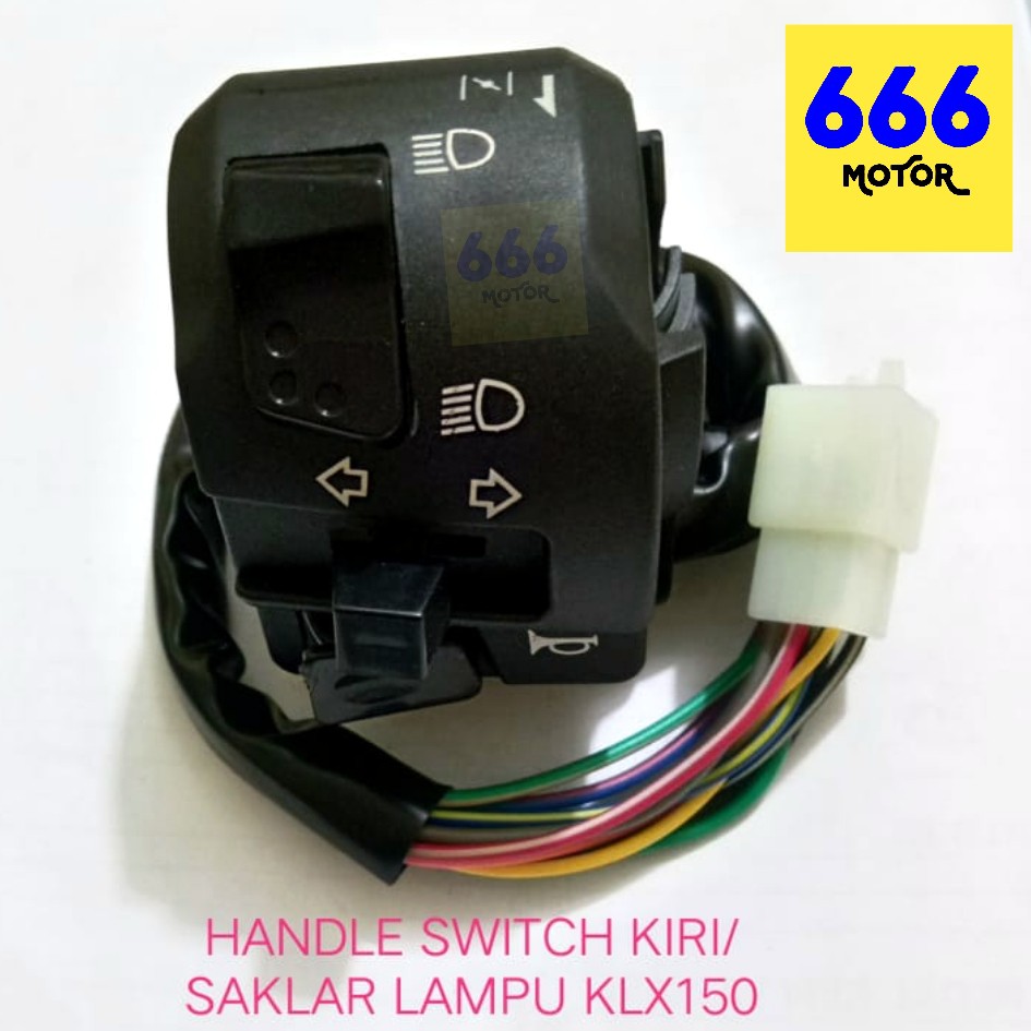 666MOTOR HOLDER SAKLAR KIRI LH KAWASAKI KLX150