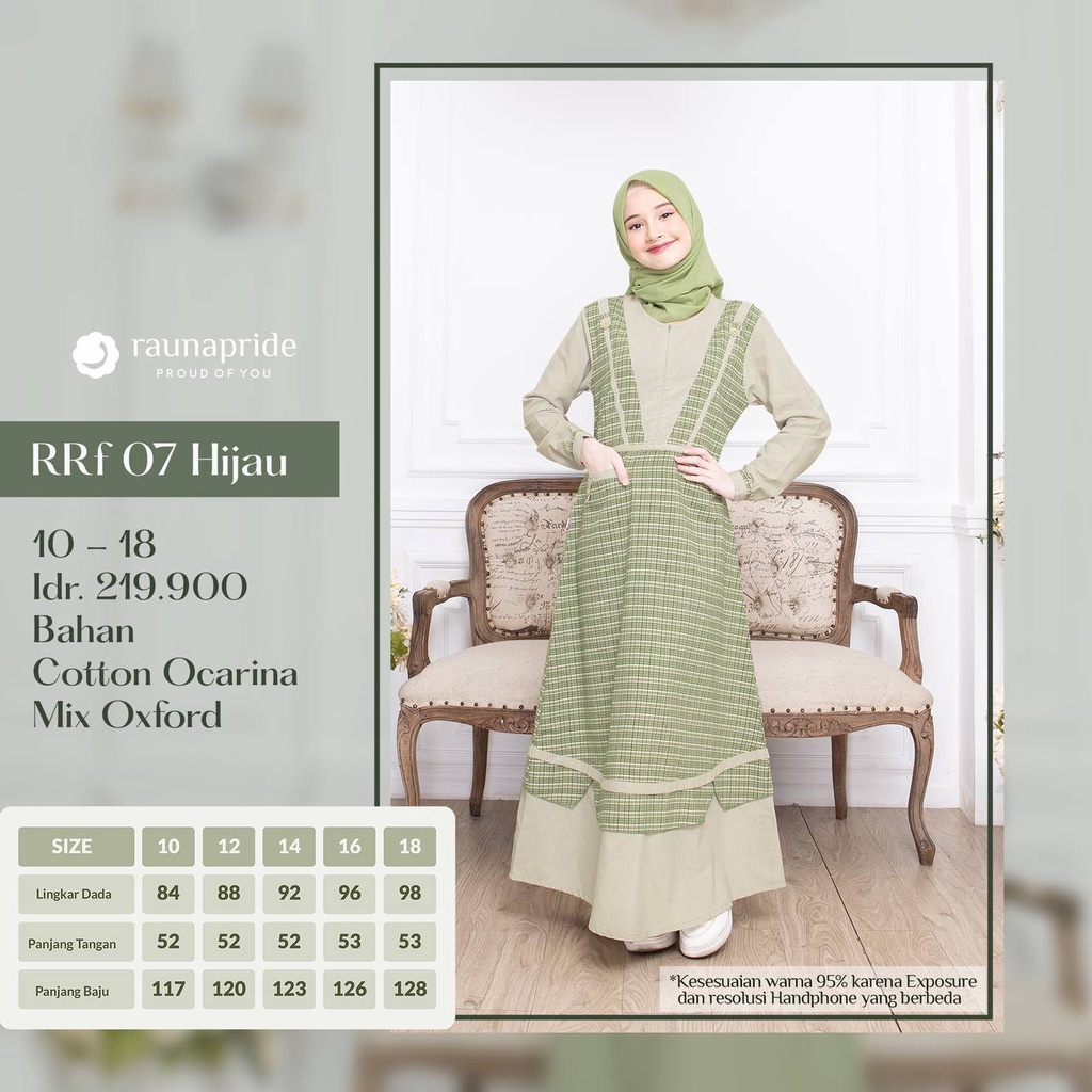 Rauna Gamis Remaja  / RRF-07 / Fashion Muslim