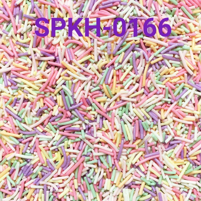 

SPKH-0166 SPRINKLES SPRINKLE SPRINKEL 500GR MESES WARNA PASTEL BERKUALITAS