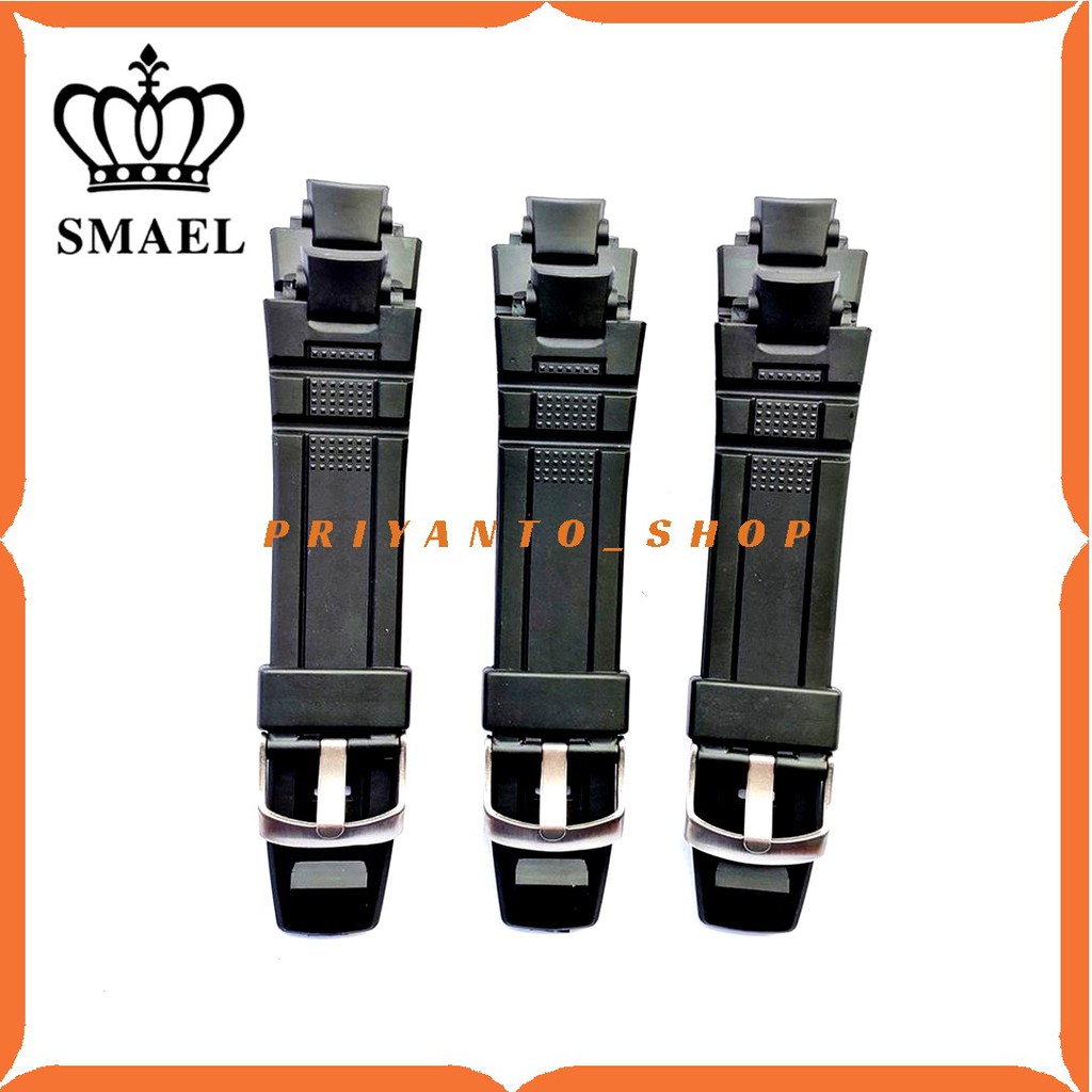 Tali Jam Tangan Smael 1515 SMAEL 1515 Original Oem Strap Rubber