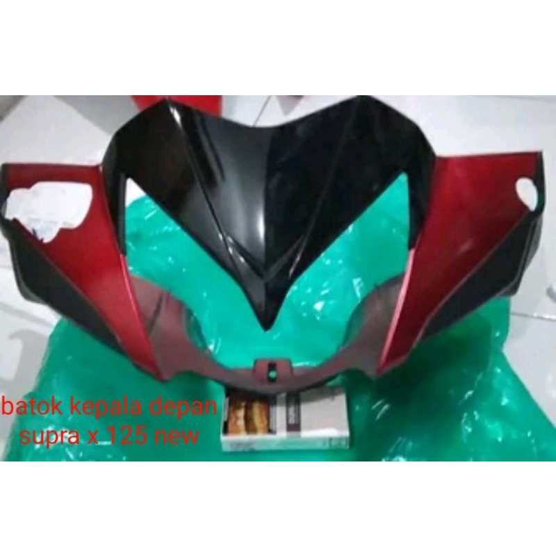 batok depan supra x 125 new merah non ori