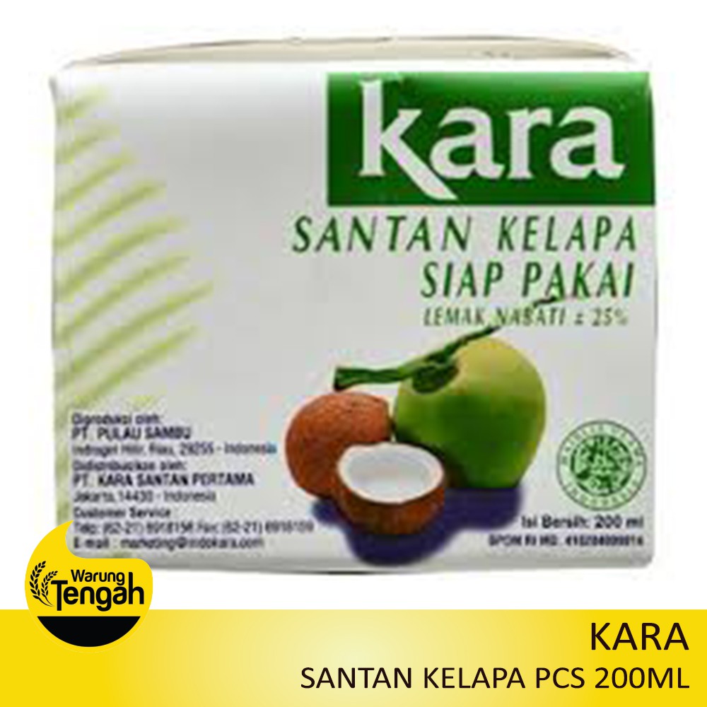 

[PCS] Kara Santan Kelapa 200ml