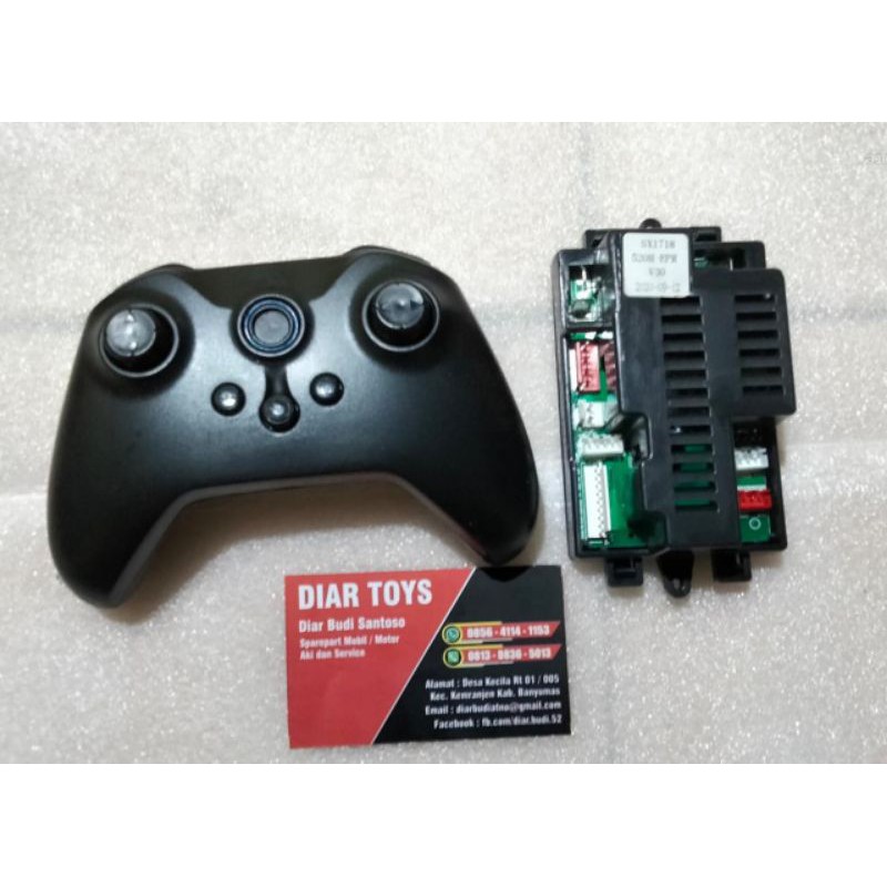 Remote Control + Receiver Bluetooth SX 1718 12volt Mobil/Motor Mainan mainan aki