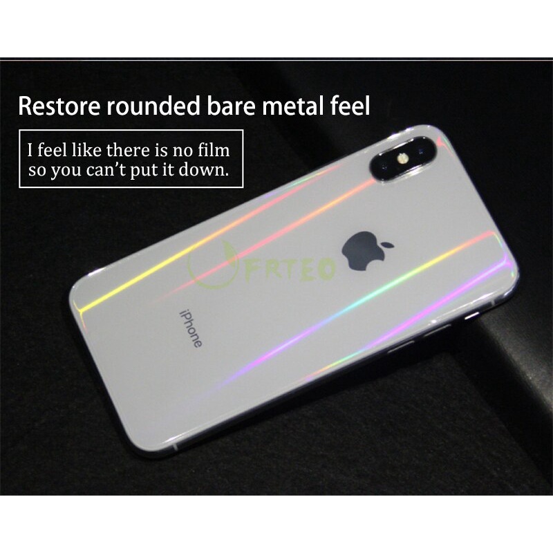 AURORA RAINBOW SKIN sticker for IPHONE XR/11 pro max/12 mini/XS/7/8 plus/6s +/6 anti gores belakang