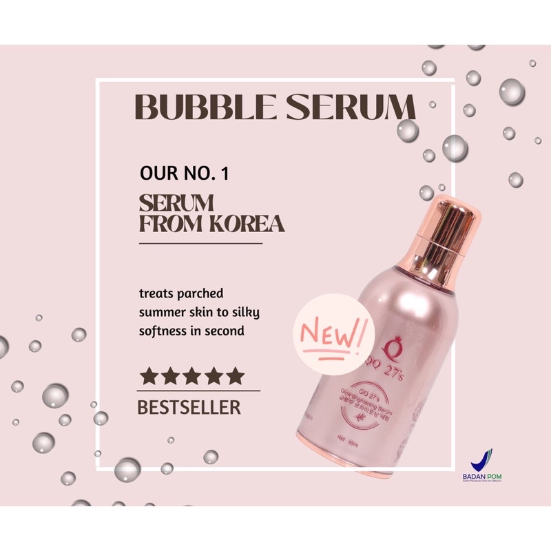 BPOM QQ27’S Serum Wajah Glow Brightening Serum 50ml