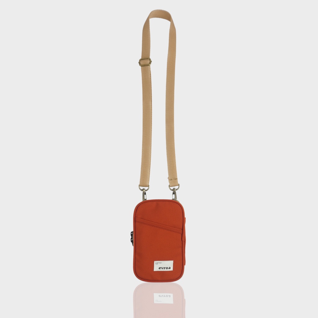 Evroa Polka Sling Phone - Terracotta