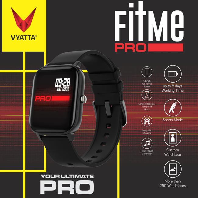 ⭐⭐ KREDIT SMARTWATCH PRIA⭐⭐ VYATTA FITME PRO SMARTWATCH - CUSTOM WATCH FACE, FULL TOUCH,