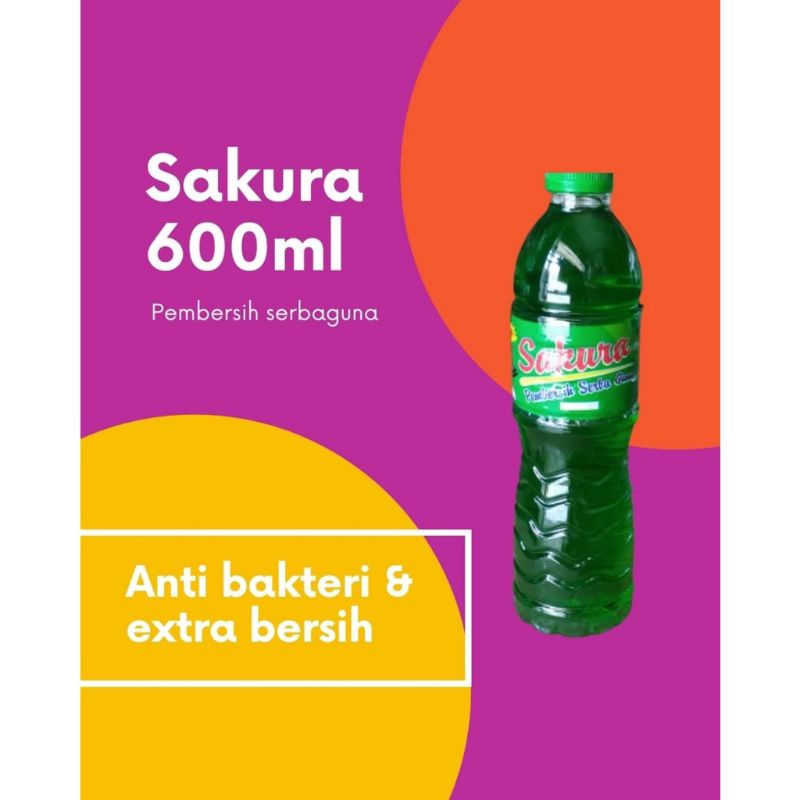 SABUN CUCI PIRING MEREK SAKURA 600 ML