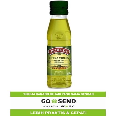 Minyak Zaitun BORGES original Extra Virgin Olive Oil 125 ml - BORGES 125ml