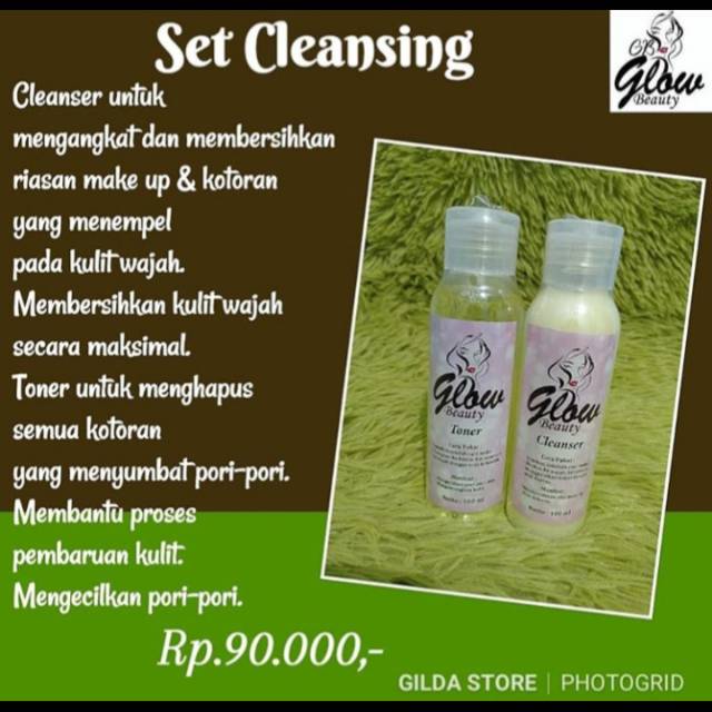 Glow beauty/ set cleansing/ glow beauty