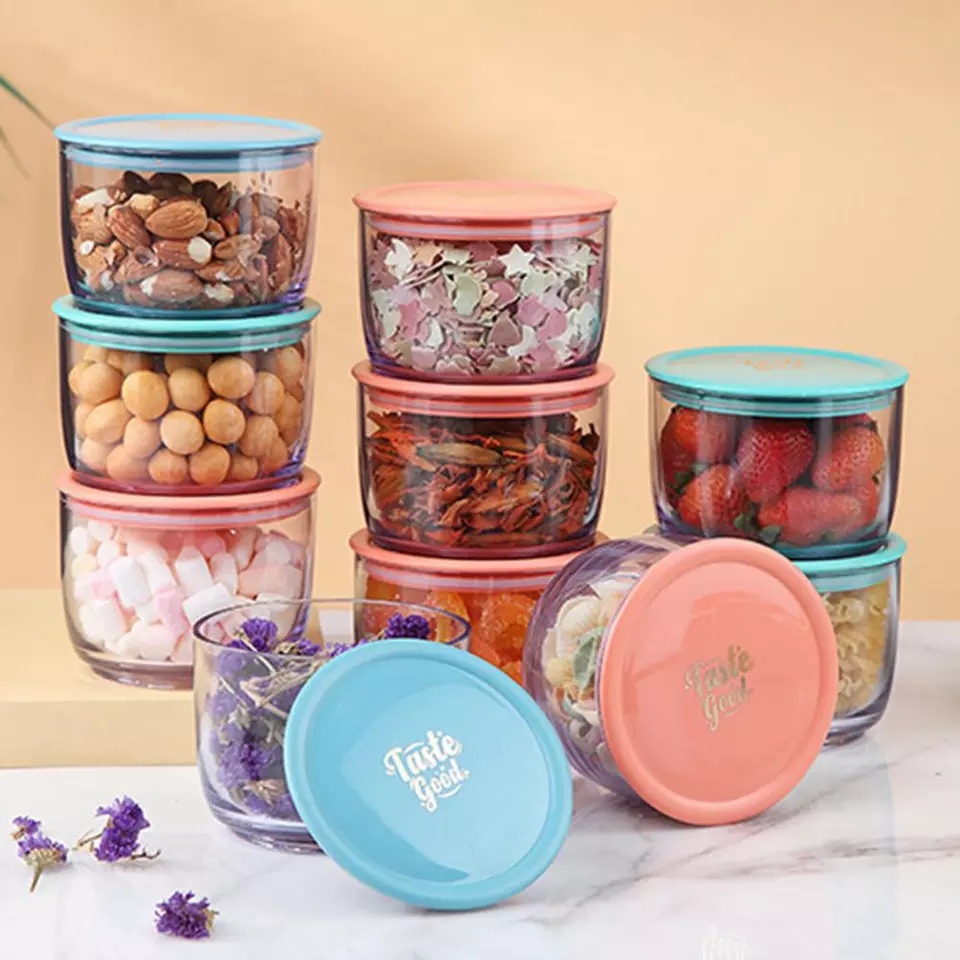 Toples B558 Toples  Toples Kue Permen Snack / Food Storage 330 ML /1 Set 3Pcs 990ml Toples Permen -SC