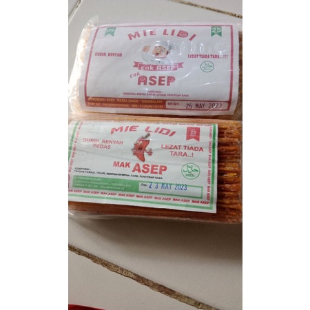 

Mie Lidi Mak Asep 1 pack isi 25pcs