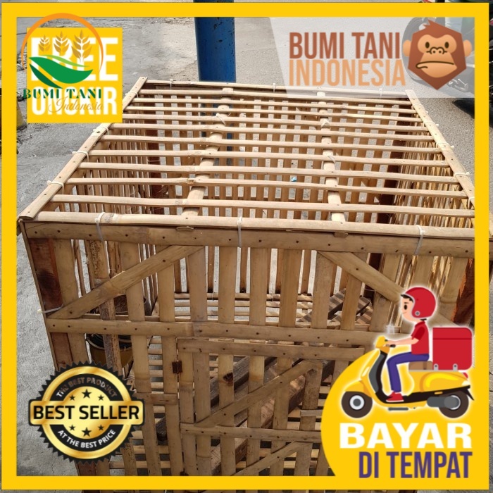 kandang ayam bambu,kurungan ayam bambu Siap Pakai