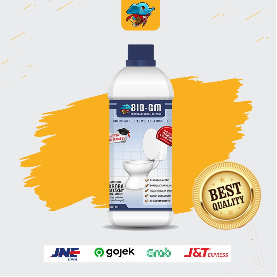 Pembersih saluran WC/ Kloset BIO GM - Penguras WC/ Septic tank Penuh TANPA SEDOT
