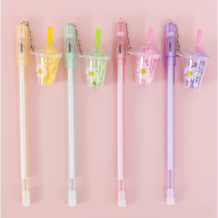 

PULPEN GEL GANTUNGAN MINUMAN PENA MOTIF BOBA PEN KARAKTER BUNGA BOLPOINT DAISY BOLPEN ALAT TULIS