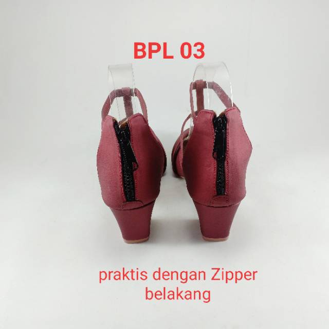 EMYE BPL02 - Sepatu Pesta Heels Gladiator Tali  Hak Tahu Wanita Elegan Murah Mewah Terbaru