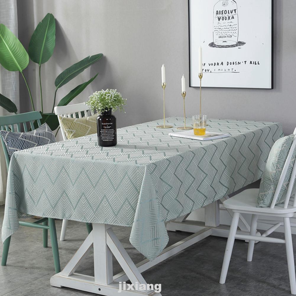 Nordic Style Home Dining Room Rectangular Decorative Table Cloth Shopee Indonesia