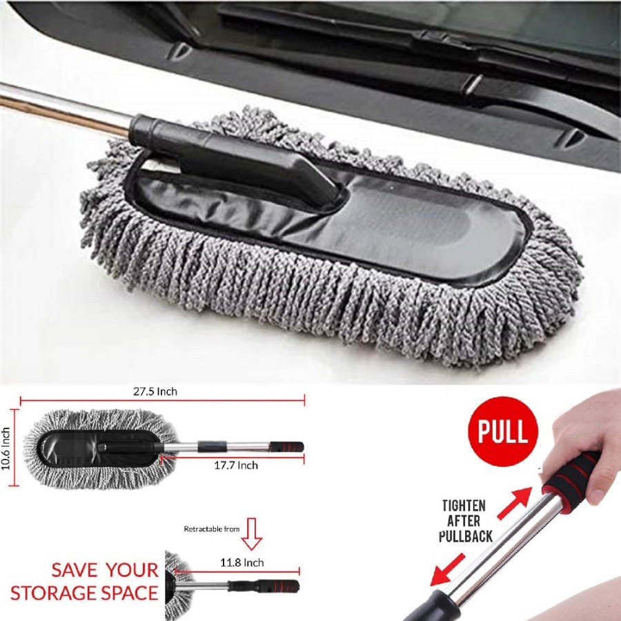 Car Duster Telescopic Microfiber Dust Remover Kemoceng Mobil JUMBO