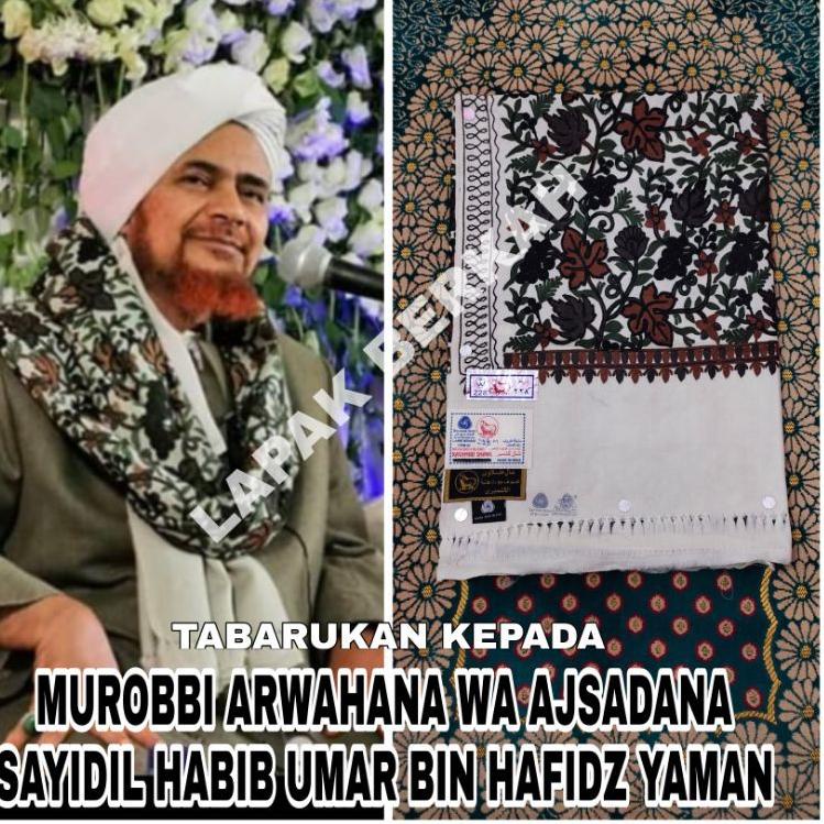 ☀ SORBAN RIDA IMAMAH HABIB UMAR BIN HAFIDZ TARIM HADRAMAUT HADROMI SULAM RAJUTAN TIMBUL ☺