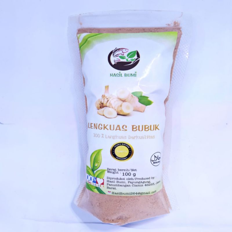 

LENGKUAS BUBUK 100% ORIGINAL/TANPA BAHAN PENGAWET 100g