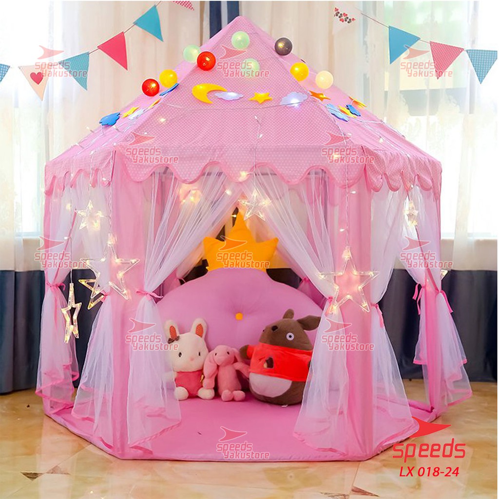 Tenda Anak Princess Model Rumah Tenda Mainan Anak Indoor Outdoor