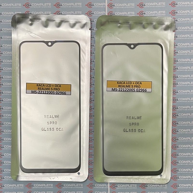 KACA DEPAN LCD REALME 5 PRO / KACA LCD REALME 5 PRO / LCD OUTER GORILLA GLASS+OCA