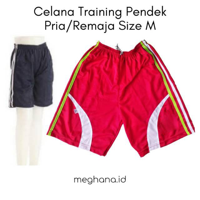 Celana Training Pendek Pria Size M AD alexa