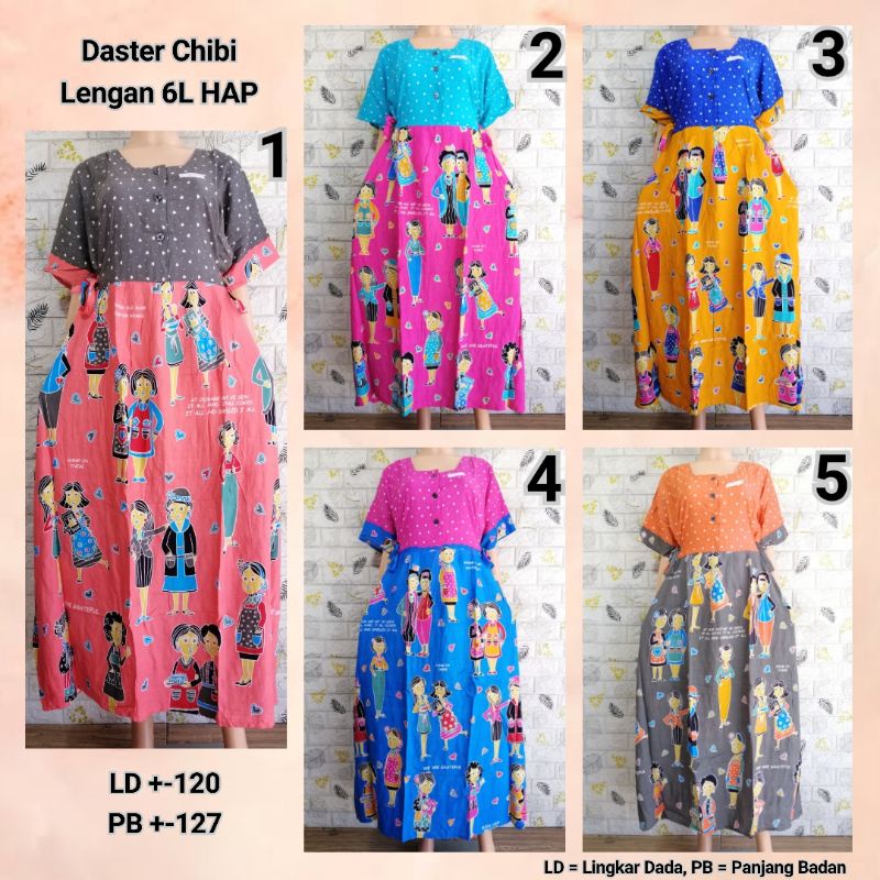 DASTER CHIBI LENGAN PENDEK 6L HAP LD 120 BUSUI FRIENDLY BU TEJO RESEP + GBO