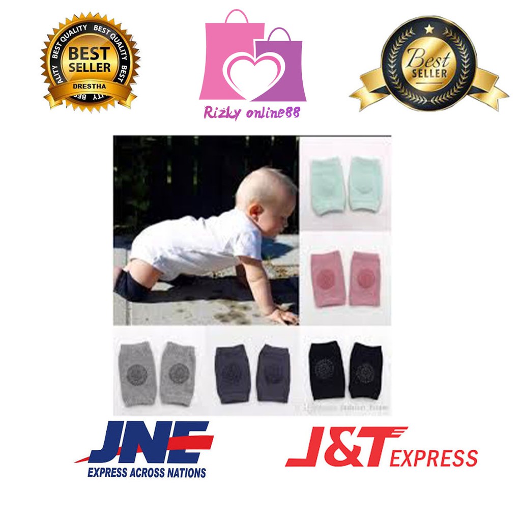 Rizkyonline88 kaos kaki pelindung lutut anak bayi / knee protector / kneepad baby socks