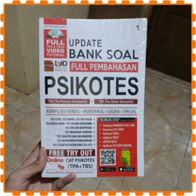 Buku Soal Tes Psikotes Update Bank Soal Psikotes Tpa Tbs Shopee Indonesia