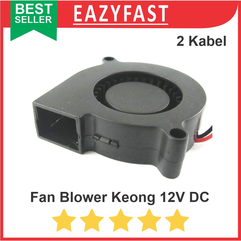 Blower Fan Kipas Angin Keong Dc 12v Turbo Brushless Fan Cooler Shopee Indonesia