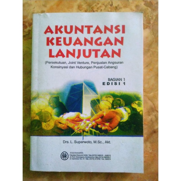 

(Preloved/bekas) Akuntansi Keuangan Lanjutan 1 Suparwoto