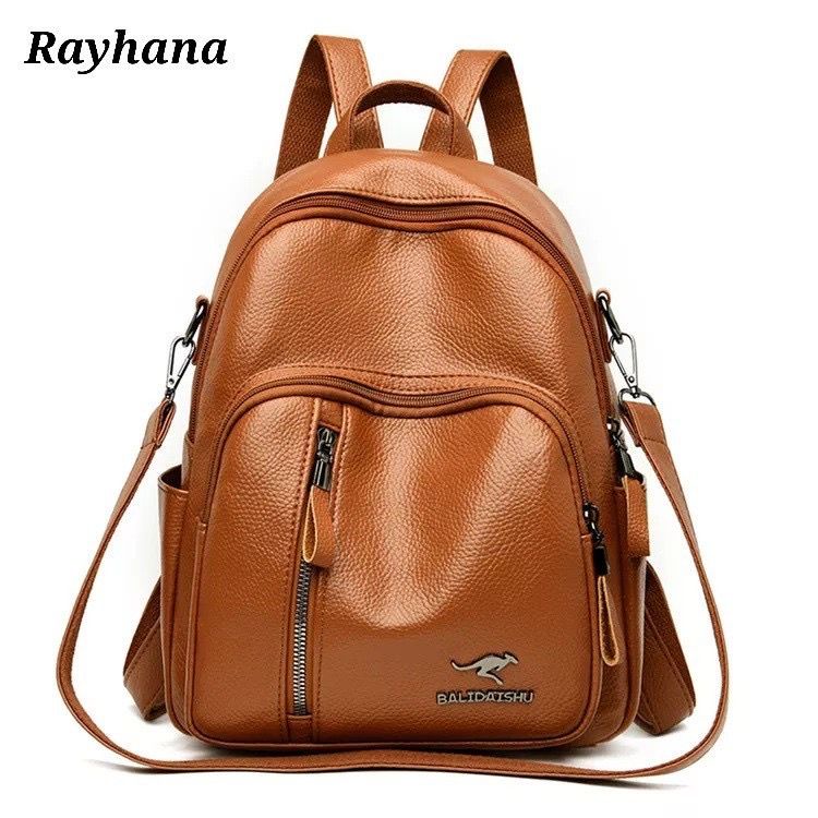 SPESIAL PROMO 7.7 - RANSEL BURBERRY - MORYMONY - KANGGURU RANSEL WANITA KOREAN STYLE KERJA KULIAH SEKOLAH | RANSEL KULIT PREMIUM HITAM, COKLAT, NAVY. MAROON | RANSEL KOREAN STYLE ORIGINAL | BACKPACK MULTIFUNGSI RANSEL WANITA | BACKPACK KOREAN