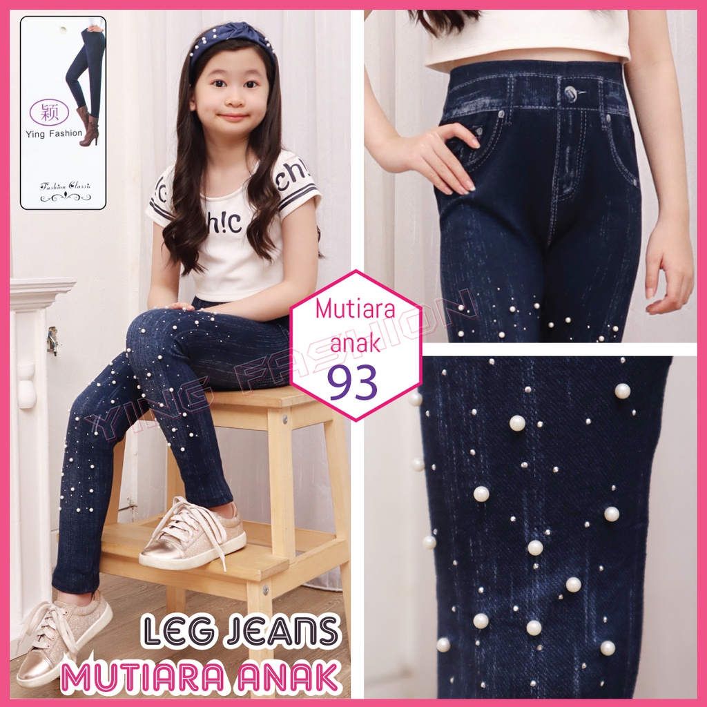 [Grosir Minim 6 pcs ] Legging Jeans Anak Import / legging jeans denim anak fashion / jeans denim panjang / legging jeans import / legging anak / legging anak cewek