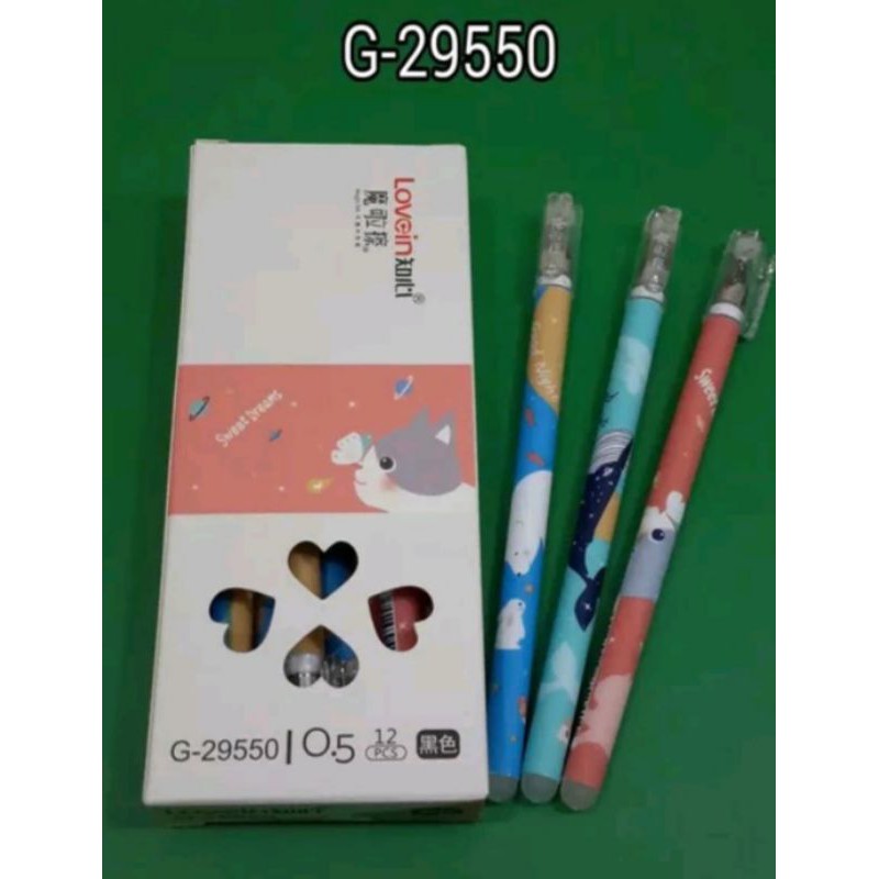 

PULPEN GEL BISA DI HAPUS 0,5 MM ( PER LUSIN ISI 12 PCS )